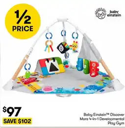 BIG W Baby Einstein™ Discover More 4-in-1 Developmental Play Gym offer