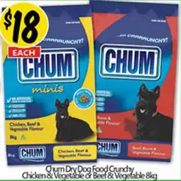 Not Quite Right Chum Dry Dog Food Crunchy offer
