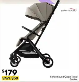 BIG W Safe n Sound Cabin Travel Stroller offer