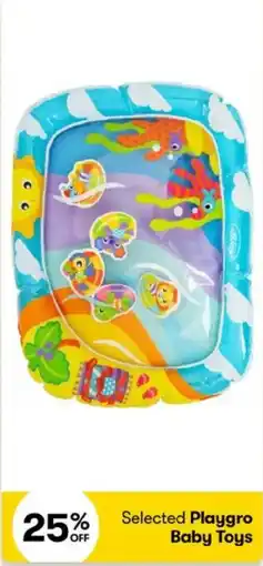 BIG W Selected Playgro Baby Toys offer