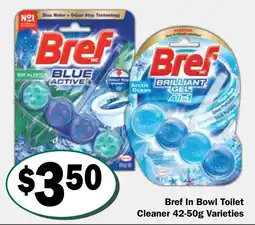 Friendly Grocer Bref In Bowl Toilet Cleaner Varieties offer