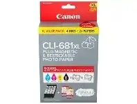 Officeworks Canon CLI-681 Creative Media Ink Value 4 Pack offer