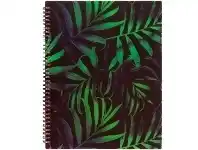 Officeworks Otto Printed Display Book 20 Pocket Dark Palm offer