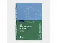 Officeworks J.Burrows 100% Recycled A4 Spiral Notebook 120 Pages offer