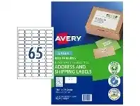 Officeworks Avery Enviro Address Labels 38.1x21.2mm White 20 Sheet offer