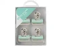 Officeworks Otto Paper Clips 4 Pack Pastel Teal offer