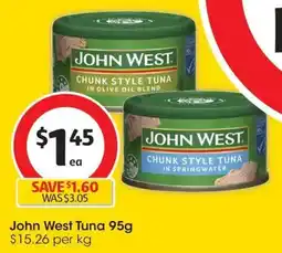 Coles John West Tuna offer