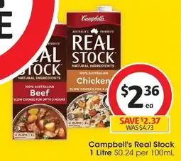 Coles Campbell's Real Stock offer