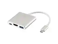 Officeworks Comsol USB-C to HDMI + USB 3.0 + USB-C Adapter offer