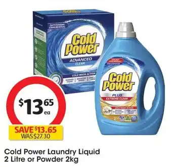 Cold Power Laundry Liquid
