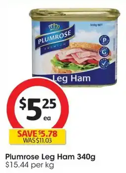 Coles Plumrose Leg Ham offer