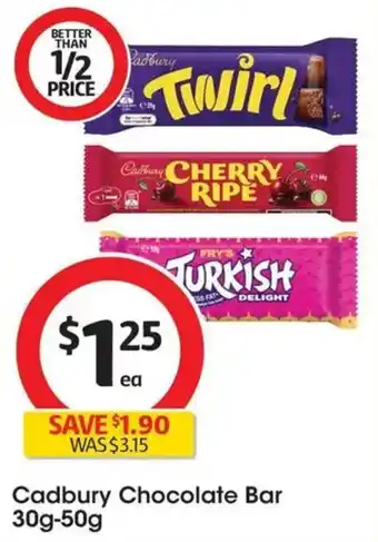 Cadbury Chocolate Bar