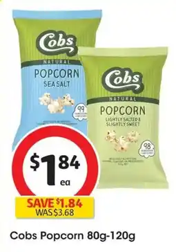 Coles Cobs Popcorn offer