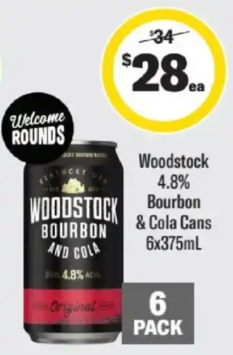 Woodstock Bourbon and Cola