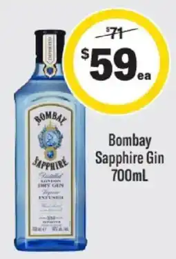Liquorland Bombay Sapphire Gin offer