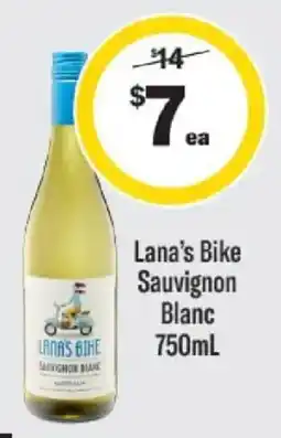 Liquorland Lana's Bike Sauvignon Blanc offer