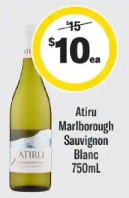 Liquorland Atiru Marlborough Sauvignon Blanc offer