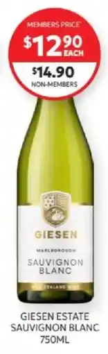 Harry Brown Giesen Estate Sauvignon Blanc offer