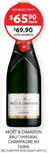 Harry Brown Moët & Chandon Brut Imperial Champagne NV offer