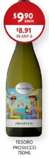 Harry Brown Tesoro Prosecco offer
