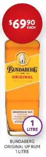 Harry Brown Bundaberg Original Up Rum offer