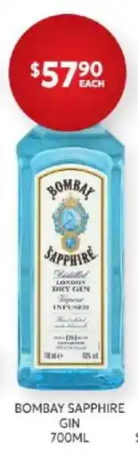 Harry Brown Bombay Sapphire Gin offer