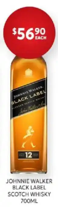 Harry Brown Johnnie Walker Black Label Scotch Whisky offer
