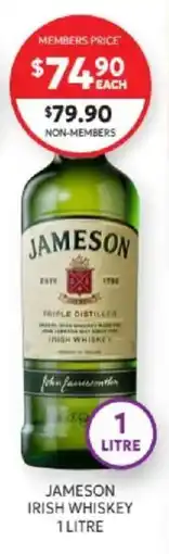 Harry Brown Jameson Irish Whiskey offer