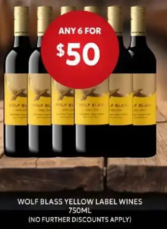 Wolf blass yellow label wines