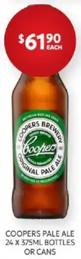 Harry Brown Coopers Pale Ale offer