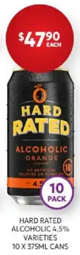 Harry Brown Hard rated alcoholic 4.5% offer