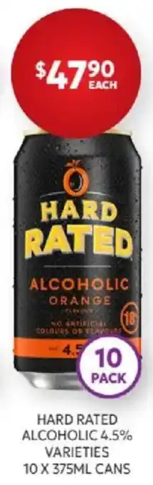 Harry Brown Hard rated alcoholic 4.5% offer