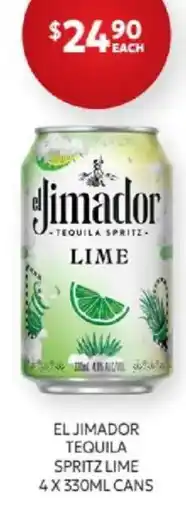 Harry Brown El Jimador Tequila Spritz Lime offer