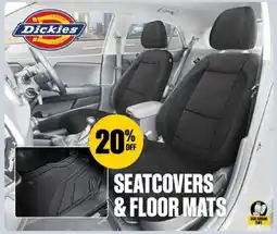 SuperCheap Auto Dickies Seatcovers & Floor Mats offer