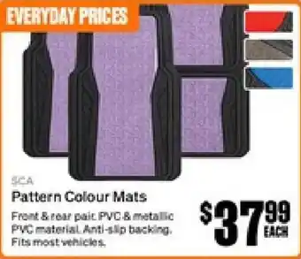 SCA Pattern Colour Mats
