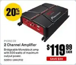 SuperCheap Auto Pioneer 2 Channel Amplifier offer