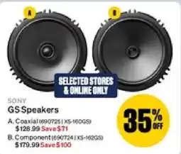 SuperCheap Auto Sony GS Speakers offer