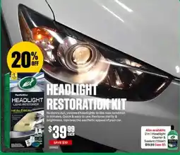 SuperCheap Auto Turtle Wax Headlight Lens Restorer offer