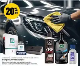 SuperCheap Auto Autoglym, Chemical Guys, Turtle Wax & Gyeon Bumper & Trim Restorers offer