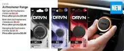 SuperCheap Auto DRVN Gel Can Airfresheners offer