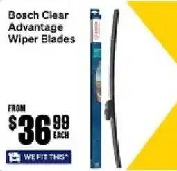 SuperCheap Auto Bosch Clear Advantage Wiper Blades offer