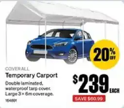SuperCheap Auto Coverall Temporary Carport offer