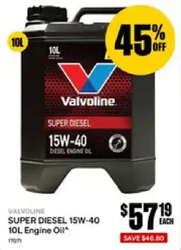 SuperCheap Auto Valvoline Super Diesel 15W-40 offer