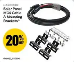 SuperCheap Auto Hardikorr Solar Panel MC4 Cable & Mounting Brackets offer