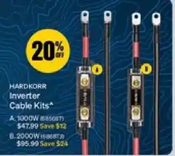 SuperCheap Auto Hardkorr Inverter Cable Kits offer