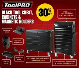 SuperCheap Auto ToolPRO Black Tool Chest, Cabinets & Magnetic Holders offer
