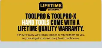 Toolpro & Toolpro-x hand tools