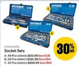 SuperCheap Auto Kincrome Socket Sets offer