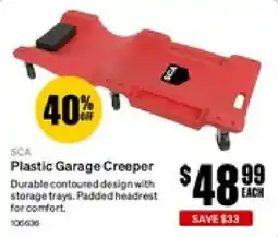 SuperCheap Auto SCA Plastic Garage Creeper offer