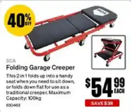 SuperCheap Auto Folding Garage Creeper offer